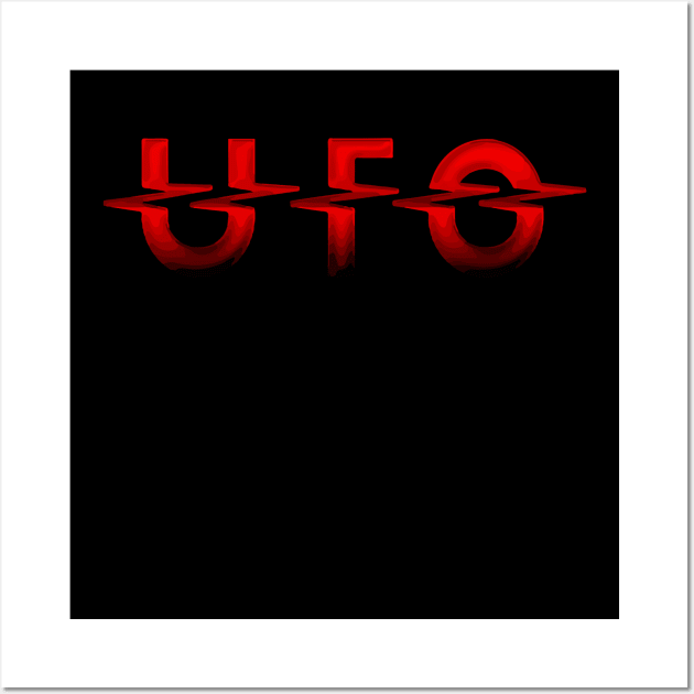 UFO ROCK BAND DE 5 Wall Art by rickkhemmanivong